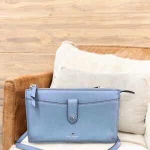 Kate Spade New York Light Blue Jackson Small Tab Crossbody